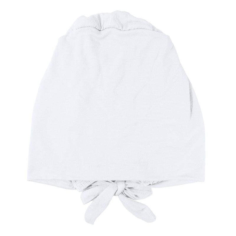 Adjustable Modal Elastic Bottoming Hat - Solid Color Head Covering Scarf With Rope & Lace (Breathable, Comfortable, Stretchy Headwear For Women)_voghion.com