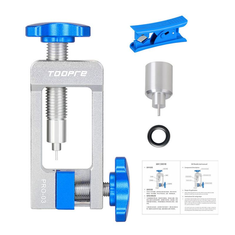 Kaou TOOPRE Oil Tube Pushing Device Squeeze Effortlessly Corrosive Resistant Bike Accessory Bicycle Hydraulic Hose Fitting Insert Tool for Bike_voghion.com