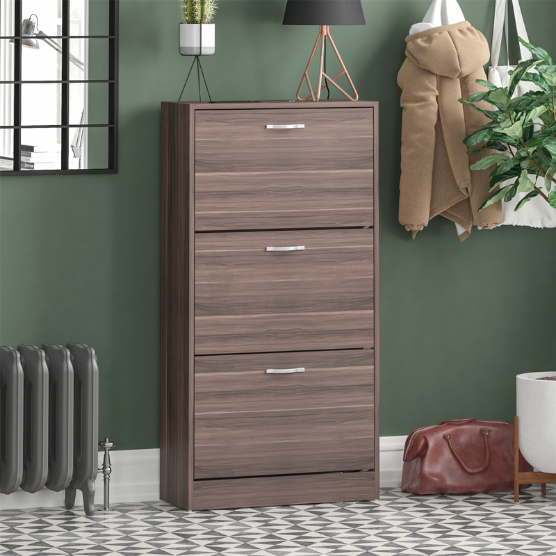 Shoe Cabinet 2 3 Drawer Storage Organiser Footwear Rack Cupboard Hallway Unit_voghion.com
