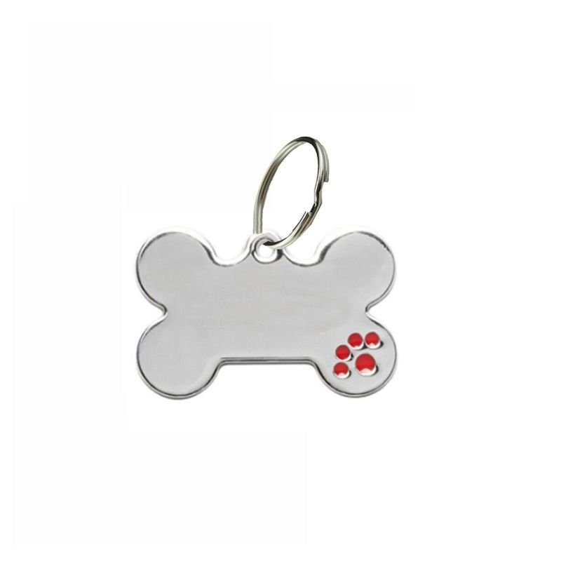 Collare per cani con incisione in metallo a goccia d'olio, con targhetta identificativa, monocolore, alla moda e dritta_voghion.com