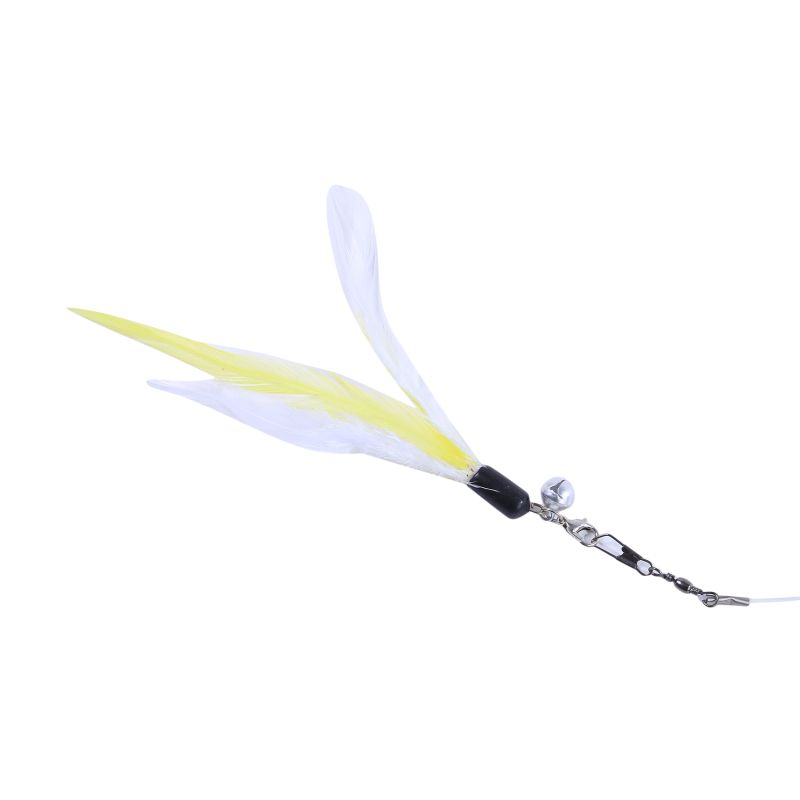 Cat Teaser Wands Three-section Telescopic Fishing Pole Wand Kitten Funny Catcher Teaser Stick Rod Interactive Stick Teaser Toys_voghion.com