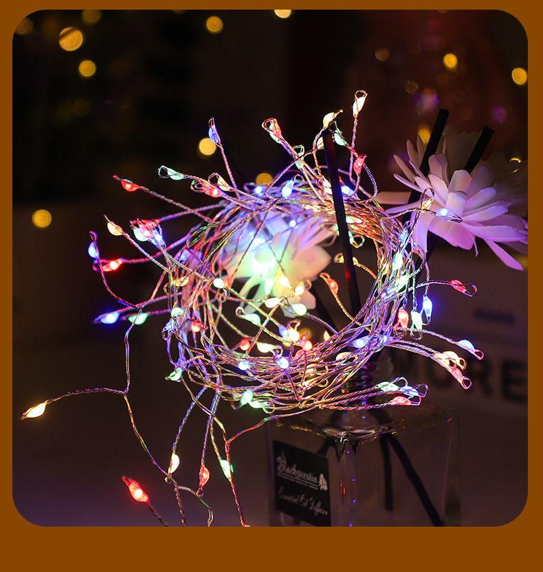 Luci fatate a LED telecomandate con USB/batteria/energia solare – Luci a stringa bianche calde e multicolori per Natale,_voghion.com