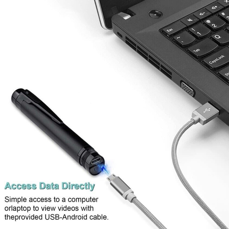 HD 1080P Portable Pocket Pen Camera Take Photo Digital Video Recorder Business Wearable Body Mini Camcorders One Button Click_voghion.com