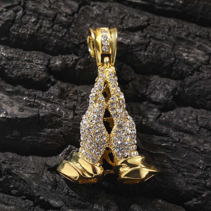 Męska biżuteria niszowa, ręcznie składany wisiorek z diamentami, łańcuszek do swetra, metalowy naszyjnik w stylu retro, męski, akcesoria ze stopu metali_voghion.com