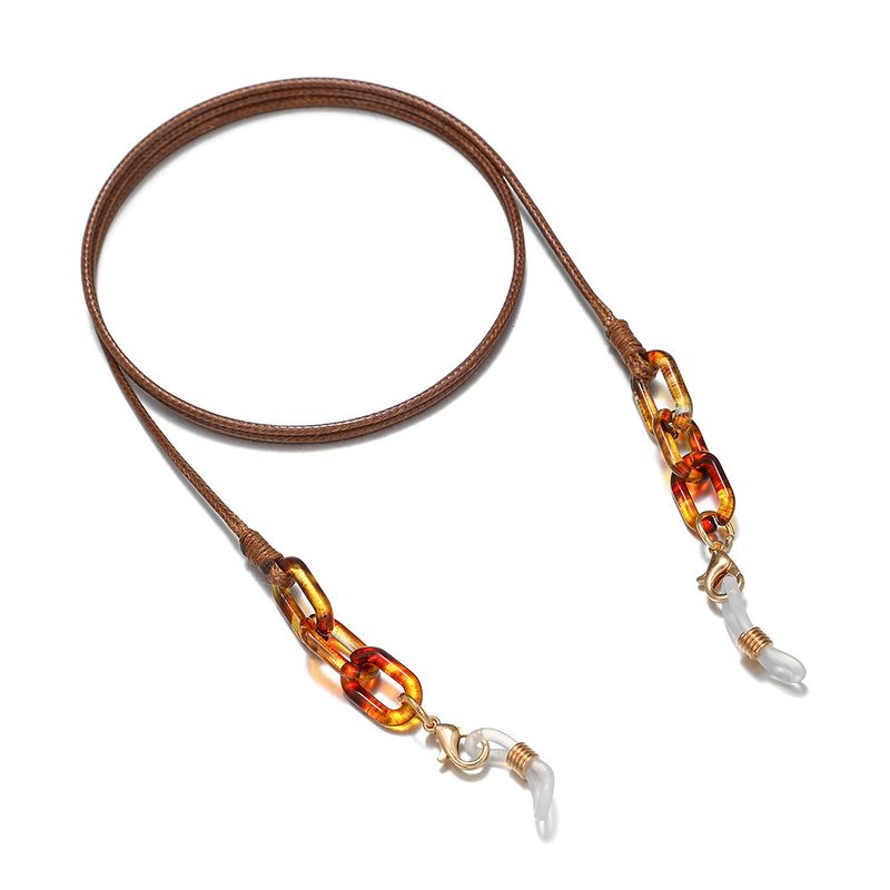 Korean And Japanese New Style Wax Oval Buckle Anti-Lost Mask Handmade Hanging Rope Fashion Eyeglass Chain_voghion.com