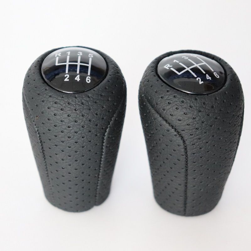 5/6 pomello del cambio velocità per MAZDA 3 BK BL 5 CR CW 6 II GH CX-7 ER MX-5 NC III MT leva in pelle braccio bastone Headball_voghion.com