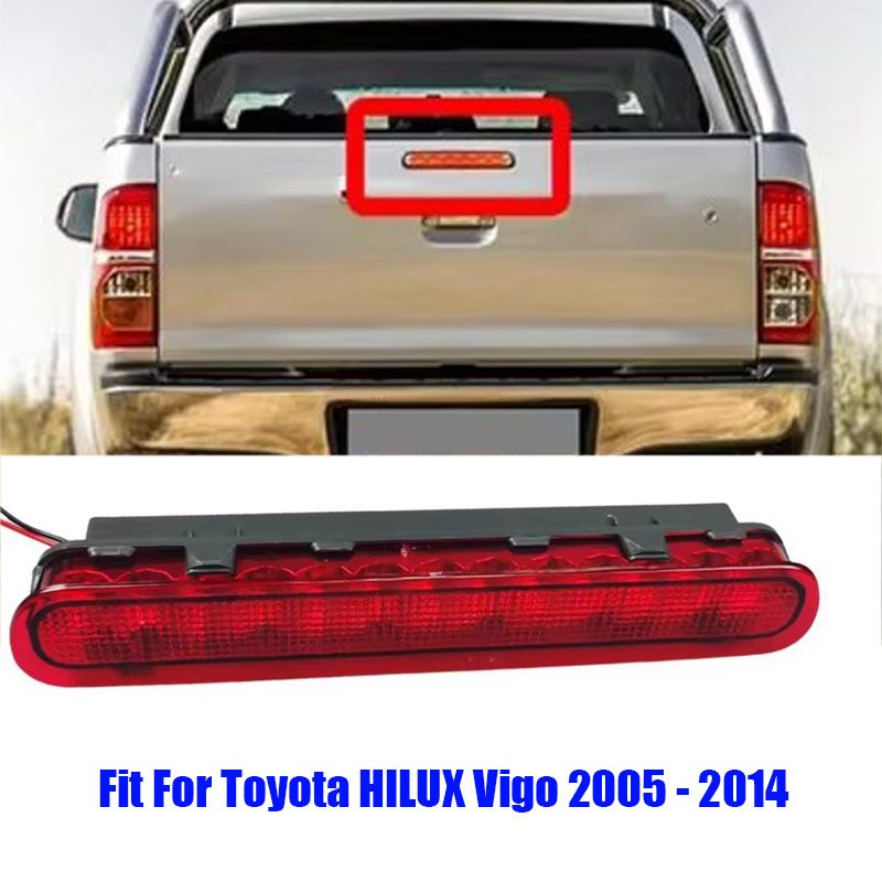 12V LED Brake Fit For Toyota HILUX Vigo 2005-2014 3rd Stop Signal Third Rear Light 81570-0K080 Car Accessories_voghion.com