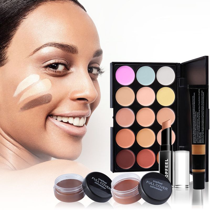 Makeup Sets Wholesale Eye Shadow Lip Gloss Foundation Lipstick Concealer Beginner Studio Makeup Combination Set_voghion.com