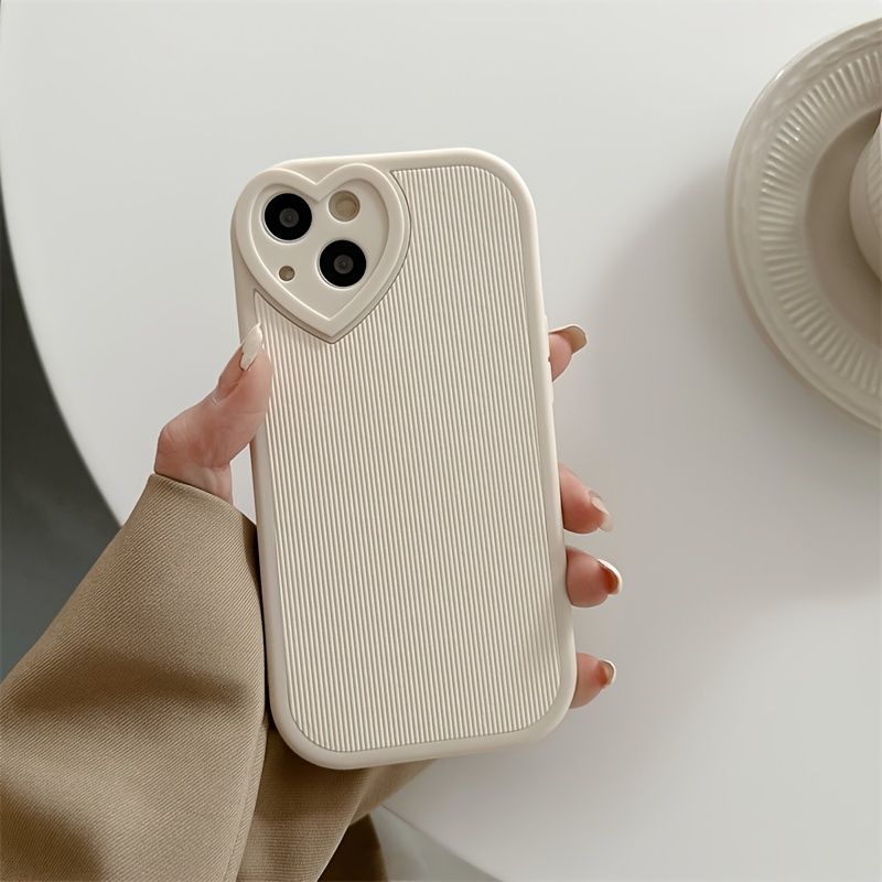 Halten Sie jeden Moment mit unserer matten Handyhülle im herzförmigen Kameradesign für das iPhone fest_voghion.com