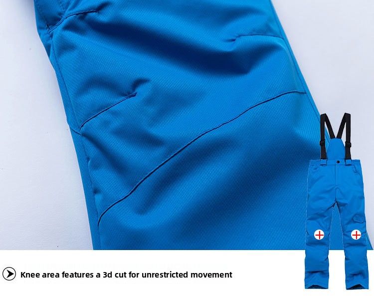 Conjunto de snowboard para niñas, traje de esquí para exteriores, grueso y cálido para bebés._voghion.com
