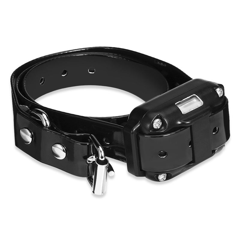Coleira para adestramento de cães com dispositivo antilatidos, suprimentos para animais de estimação, coleira para adestramento de cães com controle remoto, dispositivo antilatidos ativado por voz para animais de estimação_voghion.com
