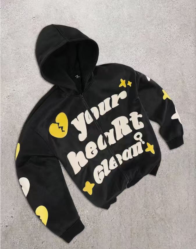 NOKOMETA Nuovo maglione con cappuccio stampato con lettere graffiti autunno e inverno, maglione stampato con stelle di strada, uguale per uomo e donna_voghion.com