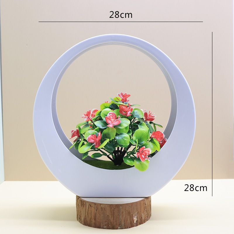 Wohnmöbel Simulation Grünpflanzen Kunststoff Kunstblumen kreative Bonsai Desktop Ornamente Blume Simulation Pflanzen_voghion.com