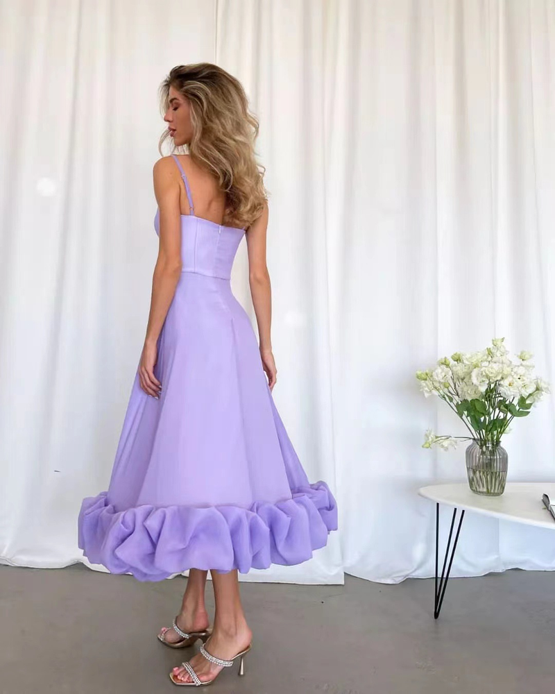 Women's 2023 Cross-border Women's Suspenders A-line Flower Big Skirt Evening Dress Popular In Europe And America HY006_voghion.com