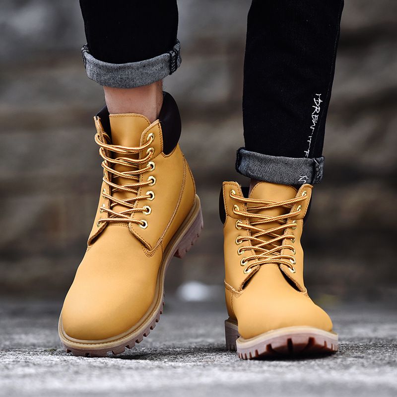 Martin-Stiefel aus echtem Leder für Herren und Damen – Unisex-Winterstiefel mit Kunstfellfutter, wasserdicht und atmungsaktiv für Outdoor-Abenteuer_voghion.com