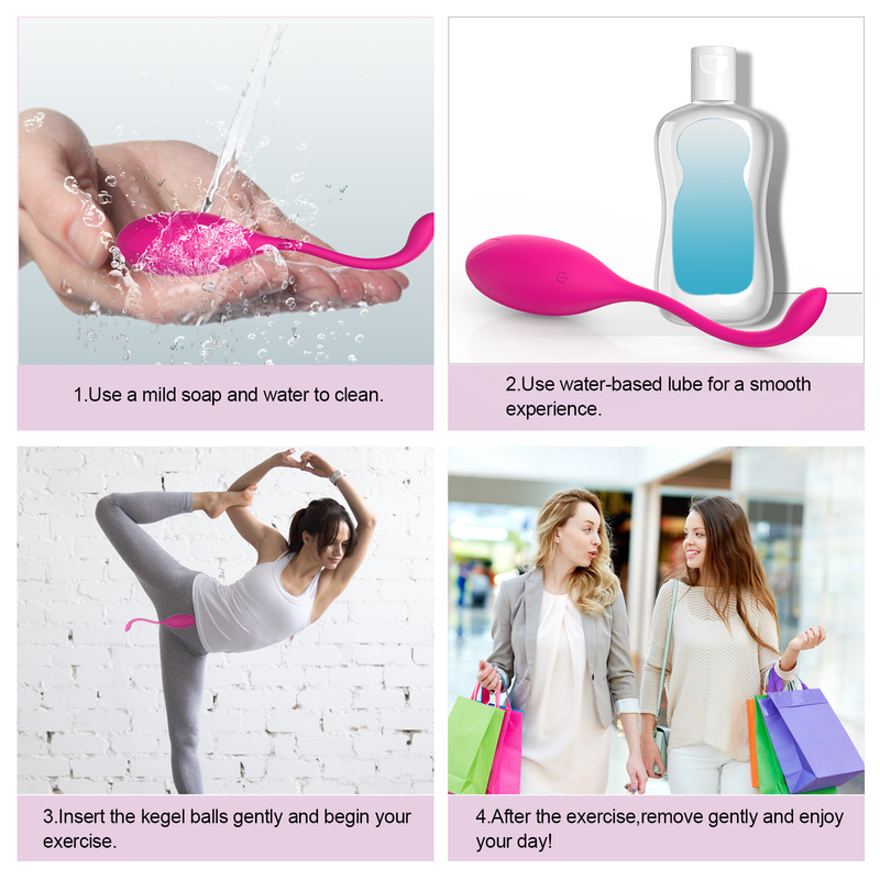 G-spot 10 velocità vibratore uovo vibrante Ben Wa Ball Kegel esercizio l palla telecomando proiettile Vibrazione Contro Buet_voghion.com