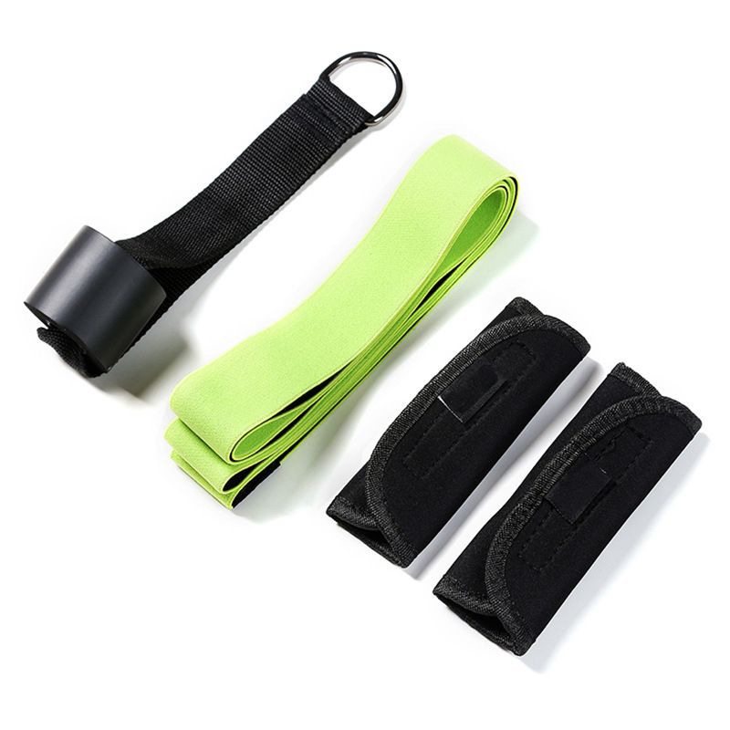 Set di fasce per yoga e fitness, fasce di resistenza per esercizi sui fianchi, da appendere alla porta, per squat e gambe_voghion.com