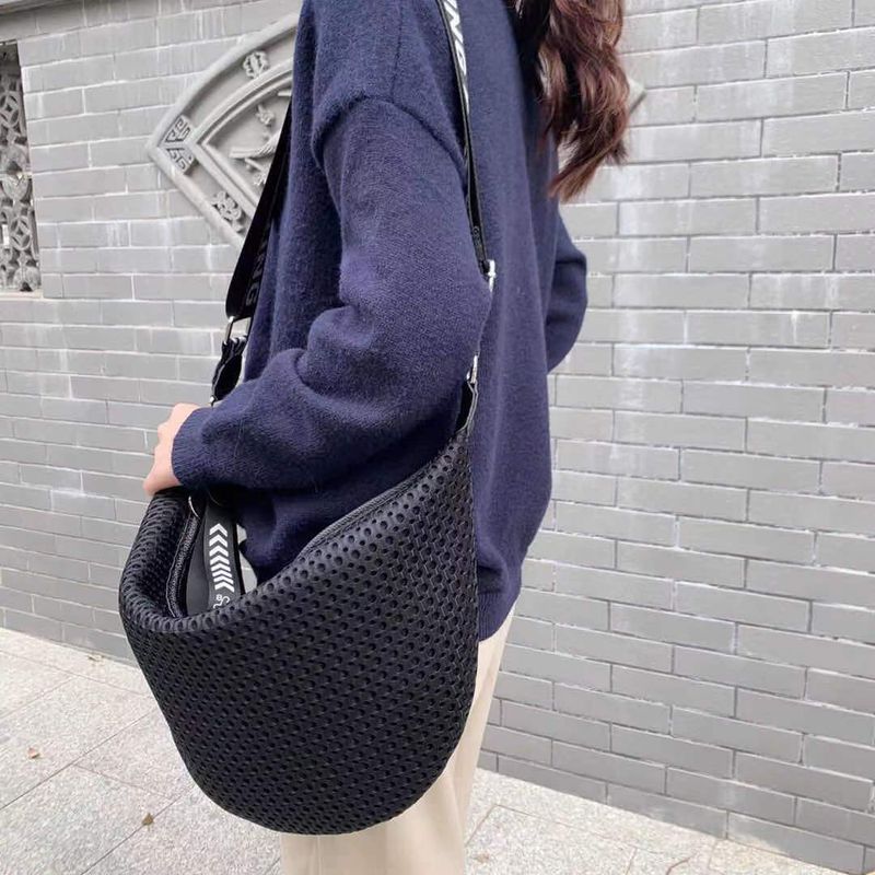 Borsa a tracolla monospalla in rete alla moda in stile coreano, casual, leggera, alla moda, di grande capacità, con portamonete_voghion.com