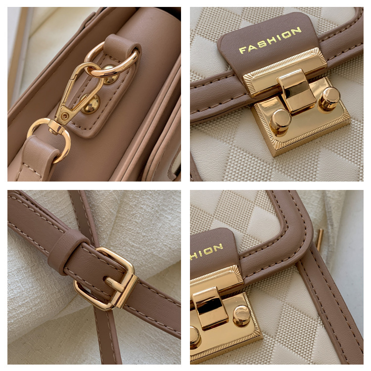 Borsa per cellulare Borsa da donna 2023 Nuova nicchia Borsa da donna Borsa a tracolla Borsa piccola all-match di lusso leggera a contrasto di colore_voghion.com