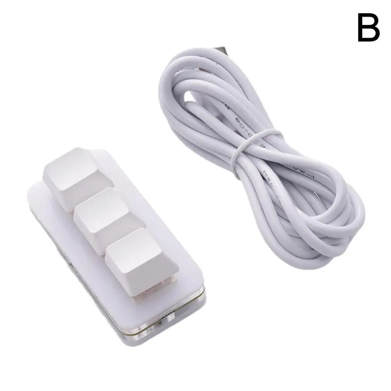 Aangepaste Mini USB 3 sleutels programmeren ro Kopiëren Plakken Knippen Keypa HID Driver Gratis ondersteuning Re Switch Mechanisch_voghion.com