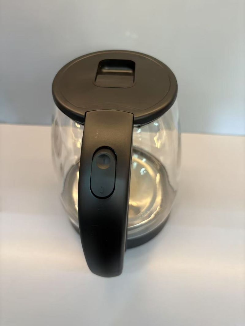 Bollitore elettrico in vetro di alta qualità da 1,8 l, ebollizione rapida con base girevole a 360°, senza BPA e a risparmio energetico, per uso domestico e in ufficio._voghion.com