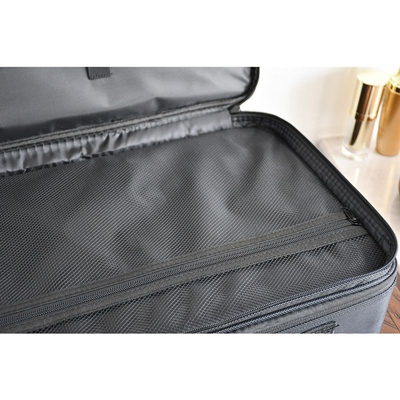 Neue Oxford-Stoff-Make-up-Tasche mit großem Fassungsvermögen und Fächern für Damen, Reise-Kosmetiketui_voghion.com
