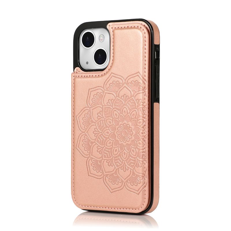 Étui en cuir gaufré pour iPhone 14, 13, 12, 11 Pro, XS, X Max, XR, 8, 7 Plus, SE 2020, 2022, coque antichoc de luxe_voghion.com