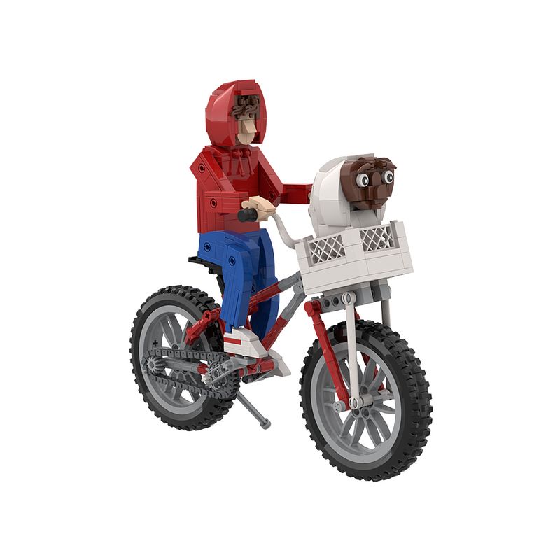 MOC E.T. Svetimo kaladėlių modelis, siaubo mokslo filmų figūrėlės, baisūs ateiviai, statybinių kaladėlių rinkinys, edukaciniai žaislai vaikams, kalėdinės dovanos_voghion.com