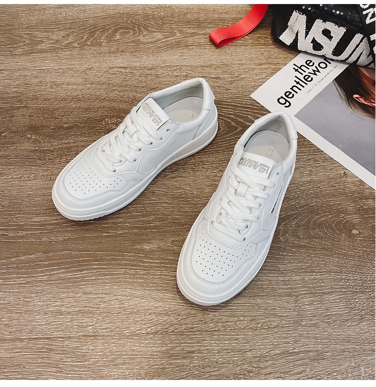Instagram Genuine New Casual Women's Thick Sole Heightened Sneaker Board Shoes_voghion.com