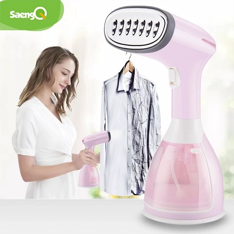 saengQ Handheld Garment Steamer 1500W Electric Household Fabric Steam Iron 280ml Portable Vertical Fast-Heat For Clothes Ironing_voghion.com
