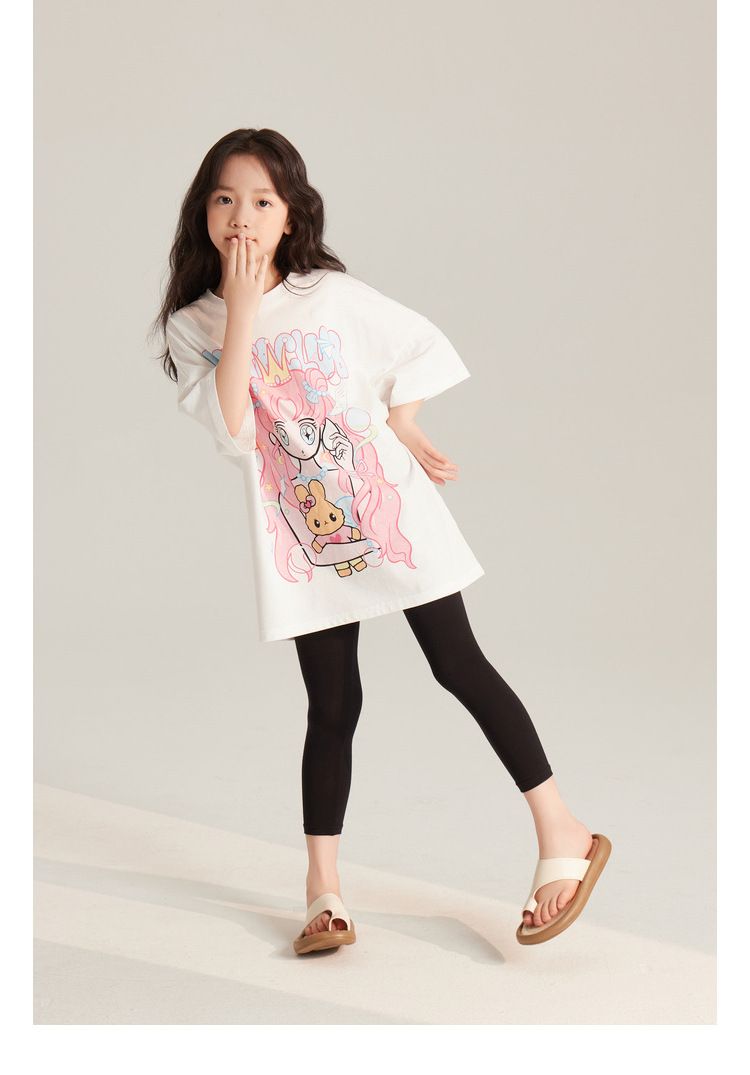 Kids Clothing Stylish Outer Wear Elastic Yoga Pants Thin Tights_voghion.com