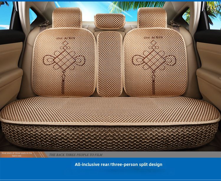 Almofada Four Seasons 006 cartoon China nó todo gelo seda almofada de assento de carro verão almofada de assento conjunto estofamento suprimentos_voghion.com
