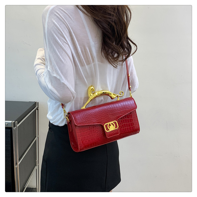 2023 nova stilska torbica čez ramo, čezmejna veleprodaja, ženska torba iz PU torbe čez ramo, reliefna modna torba_voghion.com