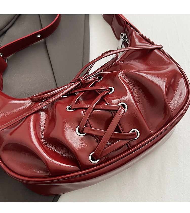Fall/Winter 2025 New Bow-Detail Shoulder Strap Crossbody Bag Shoulder Bag Versatile_voghion.com