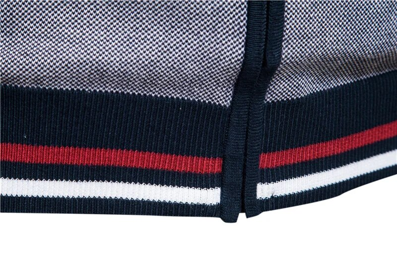 Vêtements pour hommes Pull d'automne Nouveaux tricots décontractés pour hommes Veste pour hommes Mode Couture décontractée Pull pour hommes_voghion.com