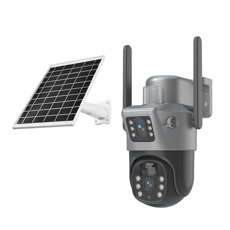 360 ° High Definition Security Cameras With Solar Panels,alarm-monitoring And AI Detection Ideal_voghion.com