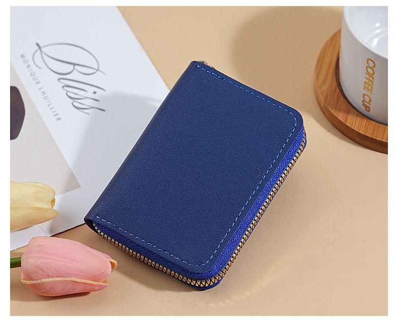 Solid Color Organ Card Bag, Female Small And Exquisite Card Bag, Male Multi-card Position, Large-capacity Card Sleeve, Card Bag._voghion.com