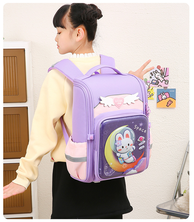 Neuer, großer, lastreduzierender Wirbelsäulenschutz für Kinder für Jungen und Mädchen der Klassen 1-6, leichter Rucksack_voghion.com