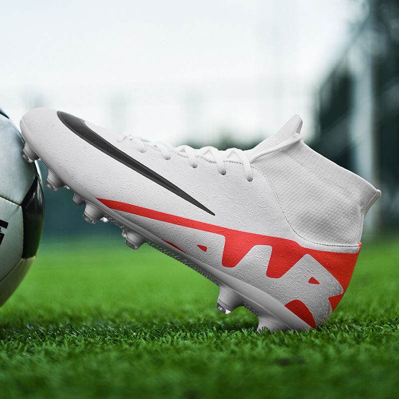 Fußballschuhe High Top Fußballschuhe Tatsächliche Kunstrasen-Fußballschuhe Nageltrainingsschuhe_voghion.com