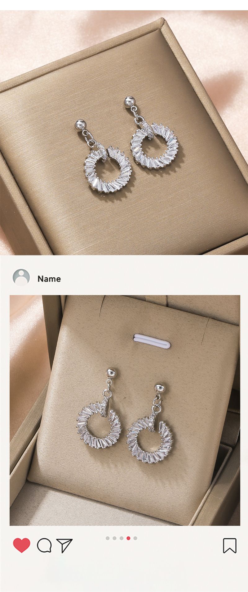 Titanium stalen ketting, schattige, coole geometrische hanger voor vrouwen, eenvoudige persoonlijkheid, micro-ingelegde zirkonia-nis_voghion.com