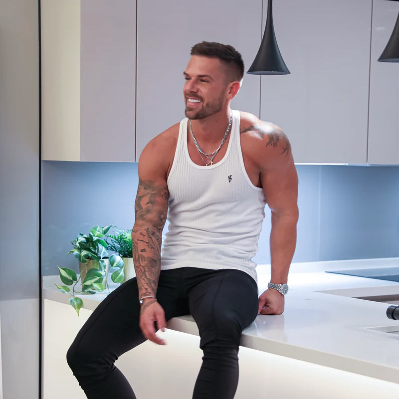 Summer New Men's Casual Vest Sleeveless Top Vest T-shirt Vest_voghion.com