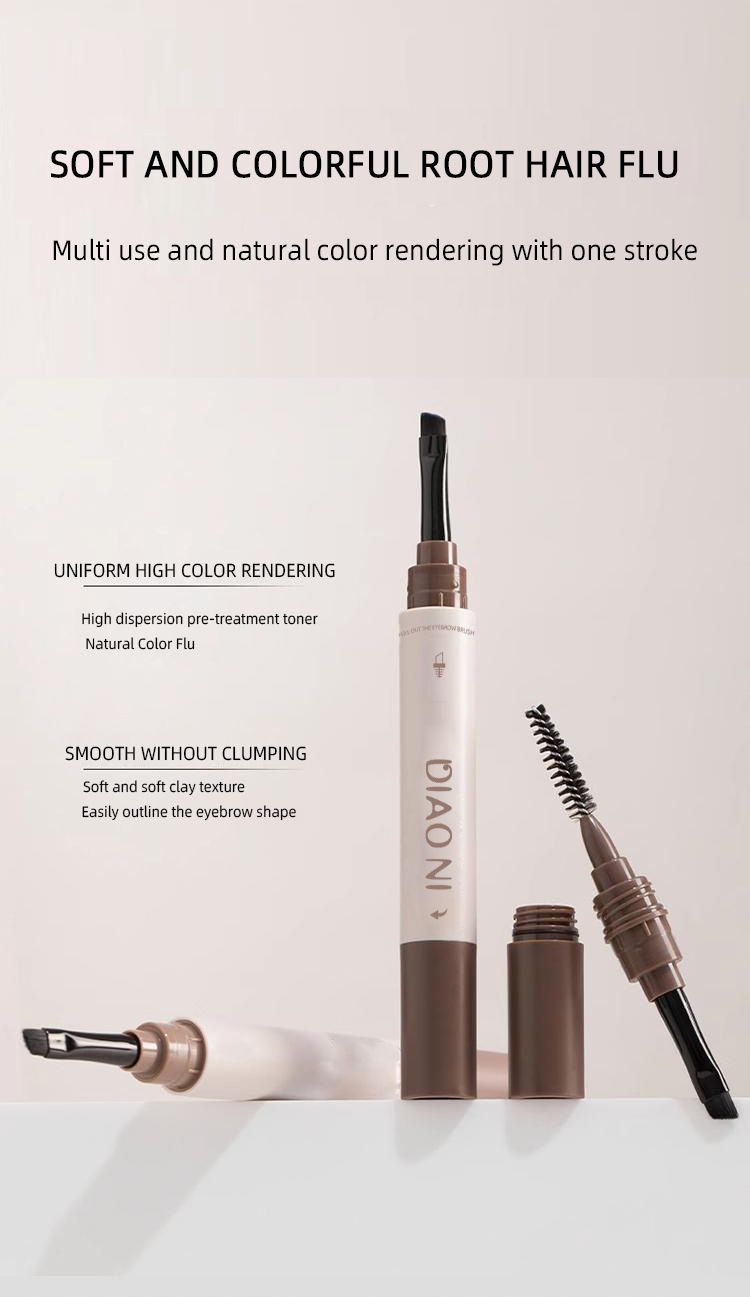 FeatherStroke Brow Gel - Smudge-Proof & Waterproof - Natural Fluffy Brows For 12H_voghion.com