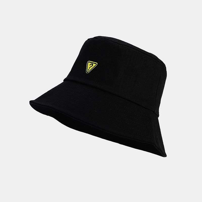 Νέα ετικέτα υφάσματος με ερωτηματικό, φαρδύ γείσο, γυναικείο καπέλο κουβά, πολυχρηστικό καπέλο ηλίου που δείχνει μικρό πρόσωπο, casual καπέλο νιπτήρα για άνδρες_voghion.com