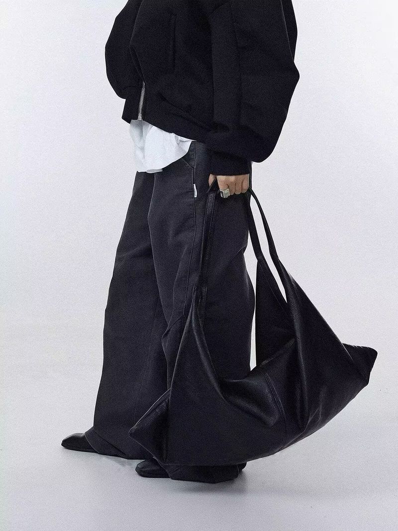 Stile pigro di alta qualità, semplice, a tracolla, grande capacità, sotto le ascelle, in morbida pelle, alla moda, croissant 2025, primavera estate, nuova moda, versatile per il tempo libero_voghion.com