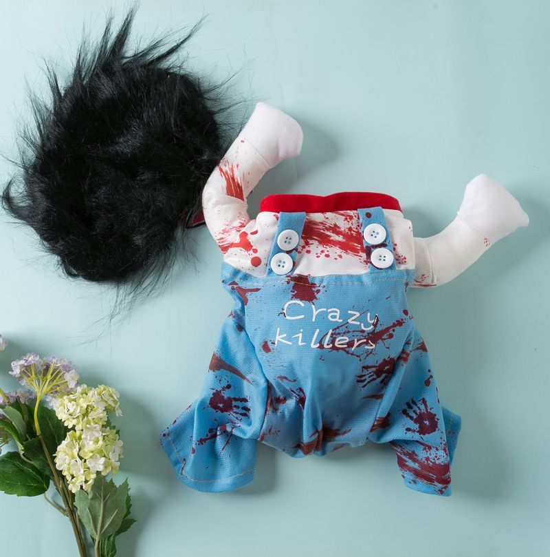 Halloween Outfit Hond Kat Kleding Huisdier Transformatie Kostuum Grappige Kleding_voghion.com
