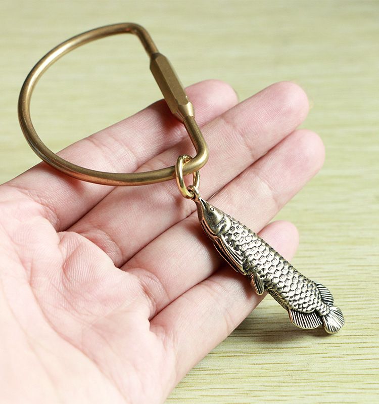 Portachiavi Jinlongyu in ottone, ciondolo per borsa da uomo e da donna, accessorio creativo da appendere, auto retrò, produttore all'ingrosso_voghion.com