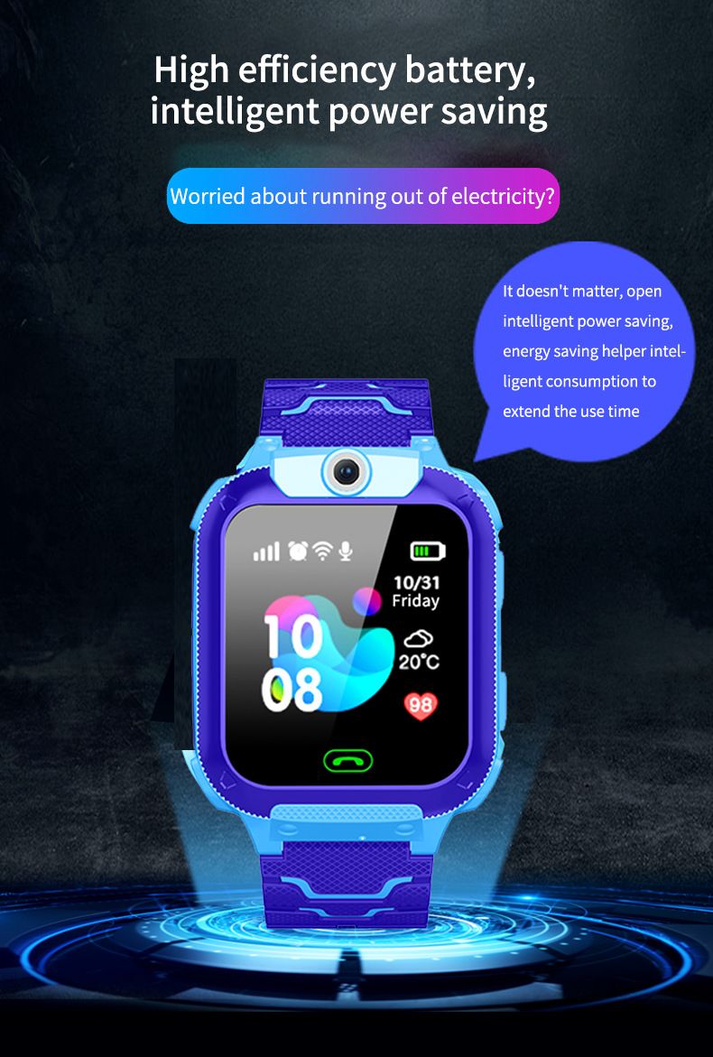 Smart Watches Q19 Children's Smart Phone Watch Q12 Multi Language Photo Positioning Call Waterproof 5th Generation 6th Generation_voghion.com