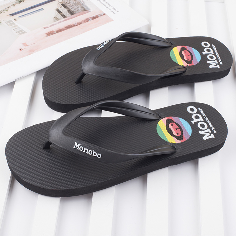 MONOBO Thailand kleiner Affe Herren Flip-Flops Sommer Strandschuhe Europäische und amerikanische Flip-Flops Casual Hausschuhe Sandalen_voghion.com