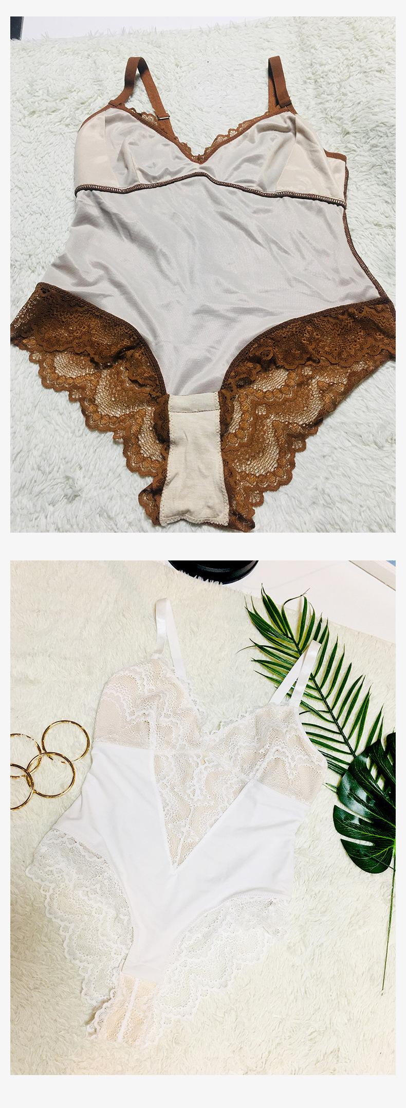 μονοκόμματη φόρμα σώματος καλοκαιρινά σέξι εσώρουχα με λαιμόκοψη V με δαντέλα στη μέση γυναικεία αναπνέουσα ζαρτιέρες κορσέ_voghion.com