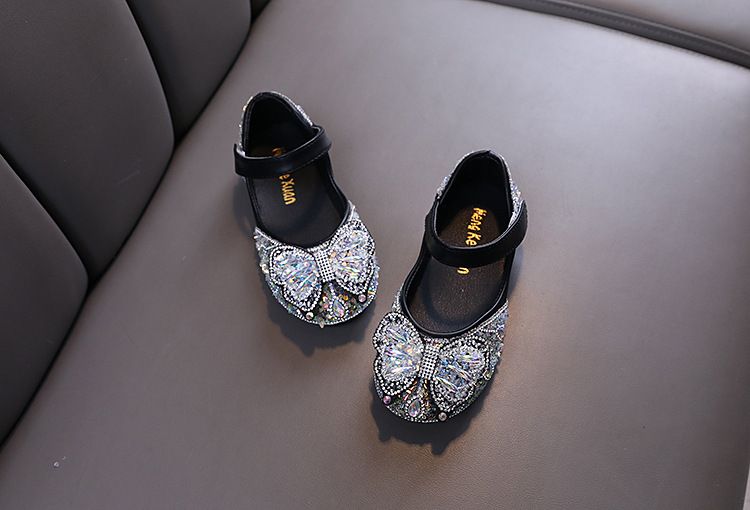 Neu Damen Baby Mädchen Mädchen Prinzessin Diamant Einzelnen Schuhe Leder Schuhe Dance Performance_voghion.com